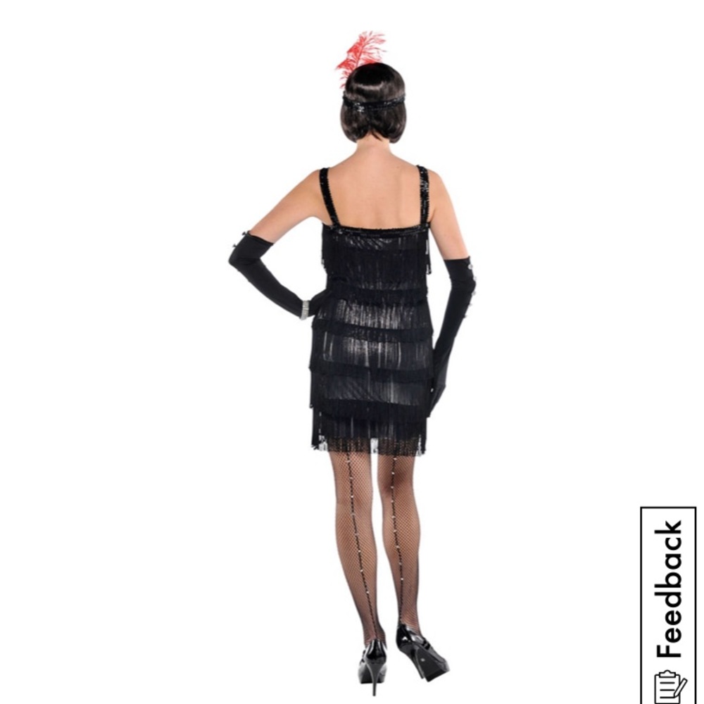 Flapper Halloween Costume & Accessories - Picture 3 of 12